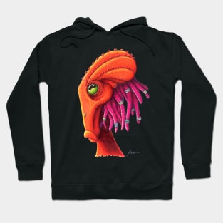 Orange Octo-Guy Hoodie